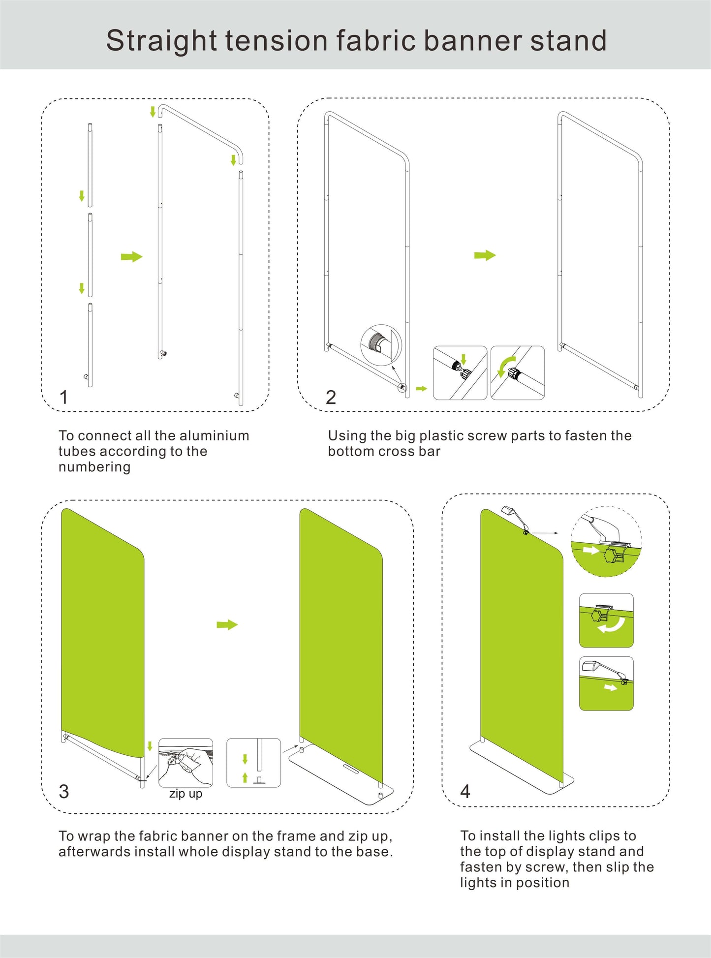 Tension Fabric Stand